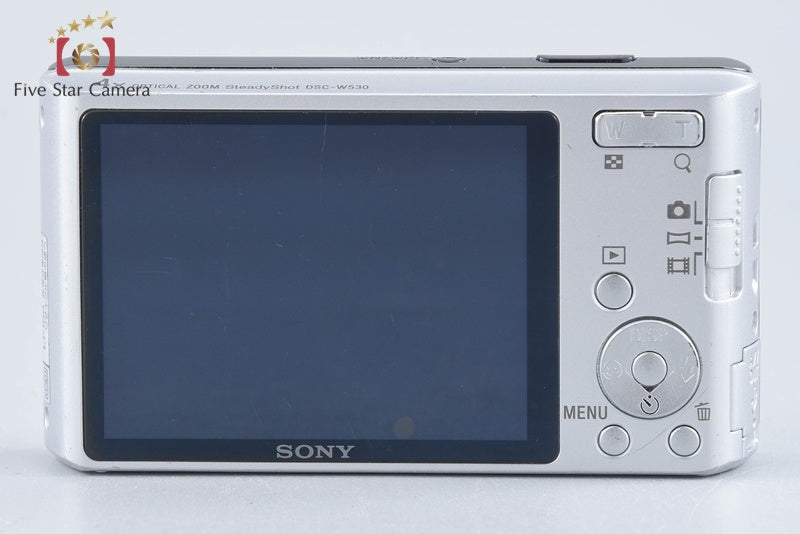 SONY Cyber-shot DSC-W530 Silver 14.1 MP Digital Camera [Japanese Language Only]