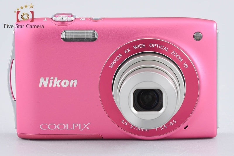Nikon COOLPIX S3300 Strawberry Pink 16.0 MP Digital Camera