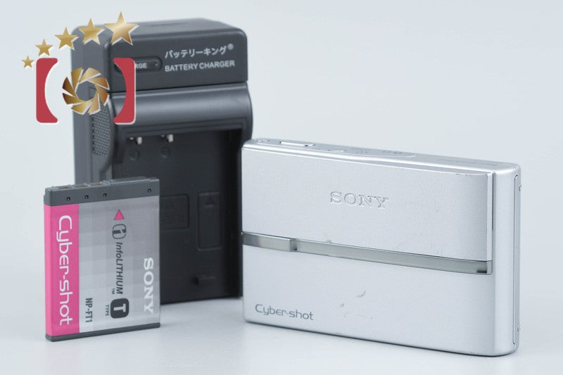 Sony Cyber-Shot DSC-T9 Silver 6.0 MP Digital Camera [Japanese Language Only]
