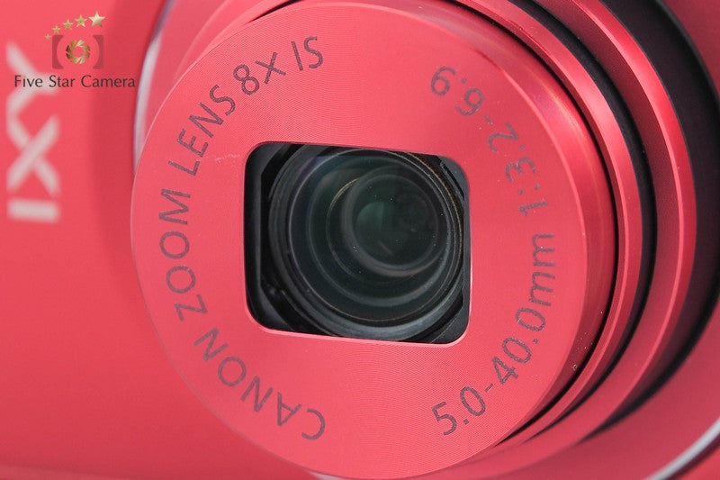 Canon IXY 110F Red 16.0 MP Digital Camera w/ Box