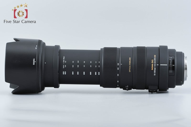 Sigma APO 50-500mm f/4.5-6.3 DG OS HSM for Canon w/ Box