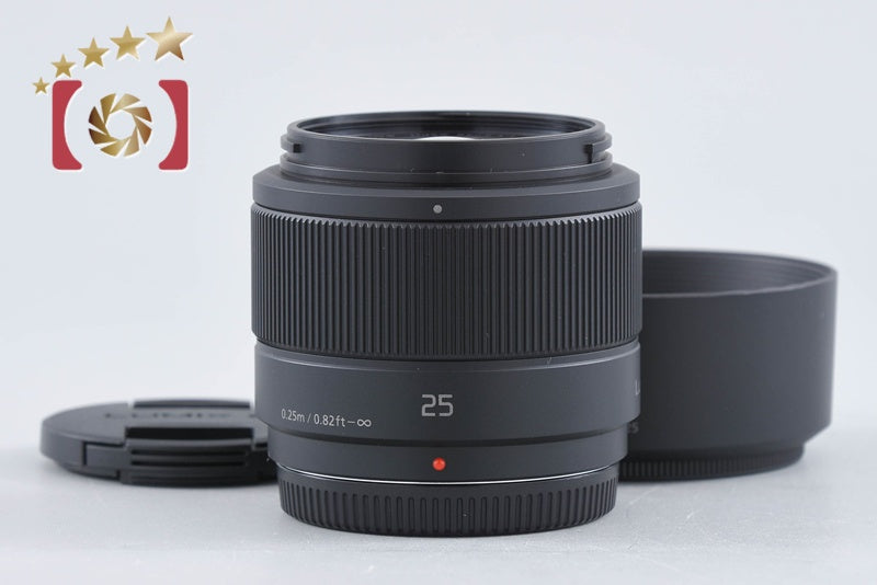Panasonic LUMIX G 25mm f/1.7 ASPH. H-H025 Black