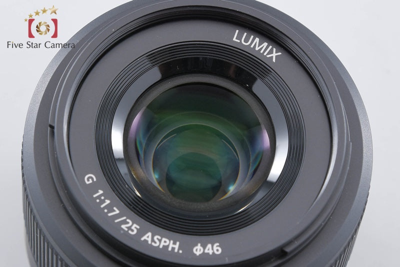 Panasonic LUMIX G 25mm f/1.7 ASPH. H-H025 Black