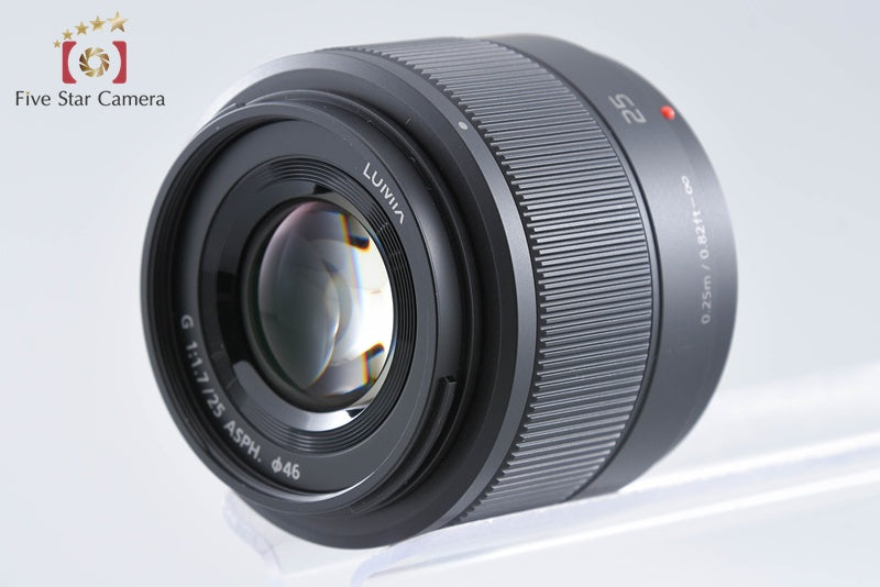 Panasonic LUMIX G 25mm f/1.7 ASPH. H-H025 Black