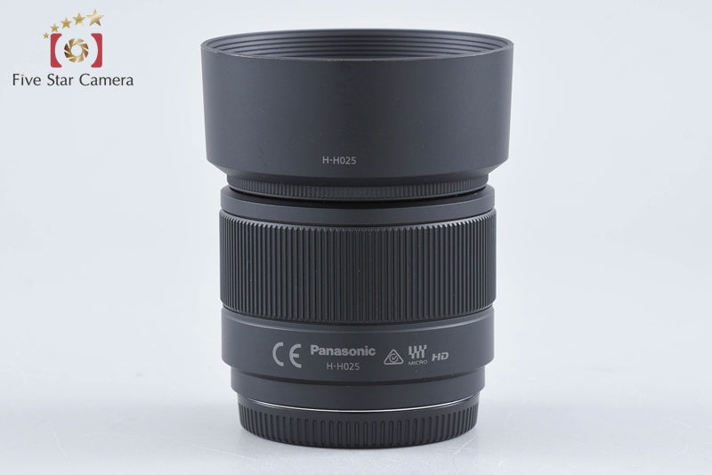 Panasonic LUMIX G 25mm f/1.7 ASPH. H-H025 Black