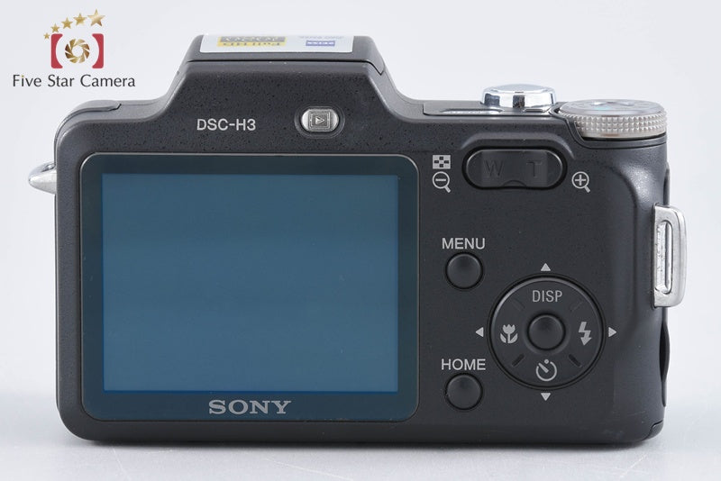 Sony Cyber-shot DSC-H3 Black 8.1 MP Digital Camera [Japanese Language Only]