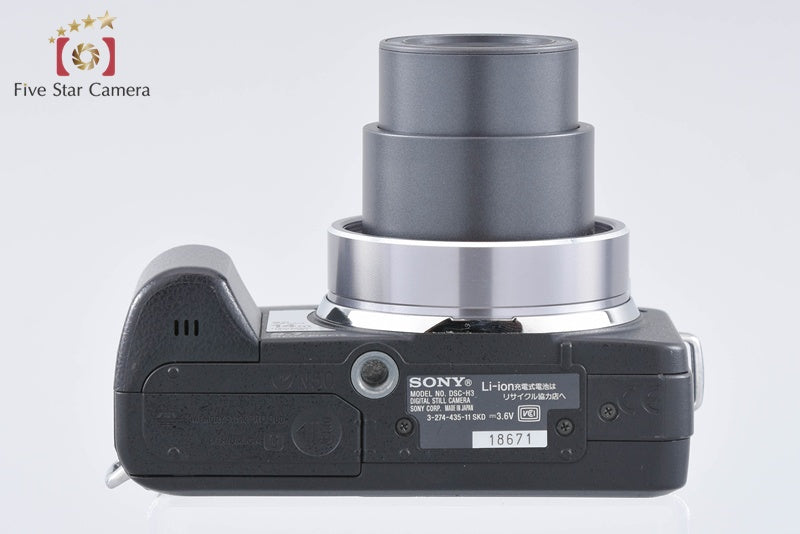 Sony Cyber-shot DSC-H3 Black 8.1 MP Digital Camera [Japanese Language Only]