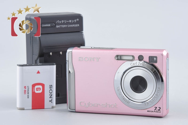 Sony Cyber-Shot DSC-W80 Pink 7.2 MP Digital Camera [Japanese Language Only]