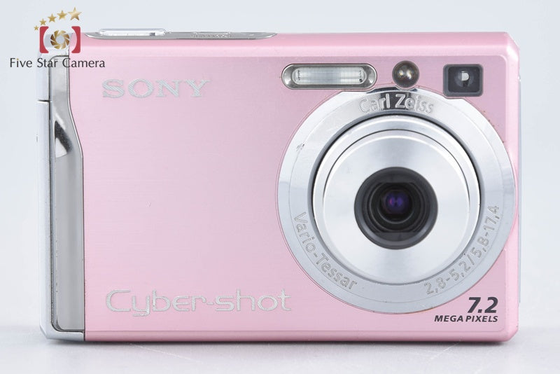 Sony Cyber-Shot DSC-W80 Pink 7.2 MP Digital Camera [Japanese Language Only]