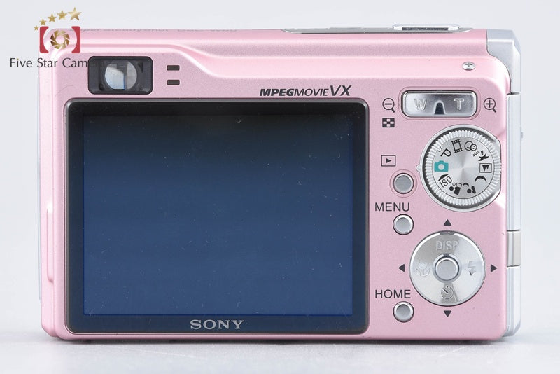 Sony Cyber-Shot DSC-W80 Pink 7.2 MP Digital Camera [Japanese Language Only]