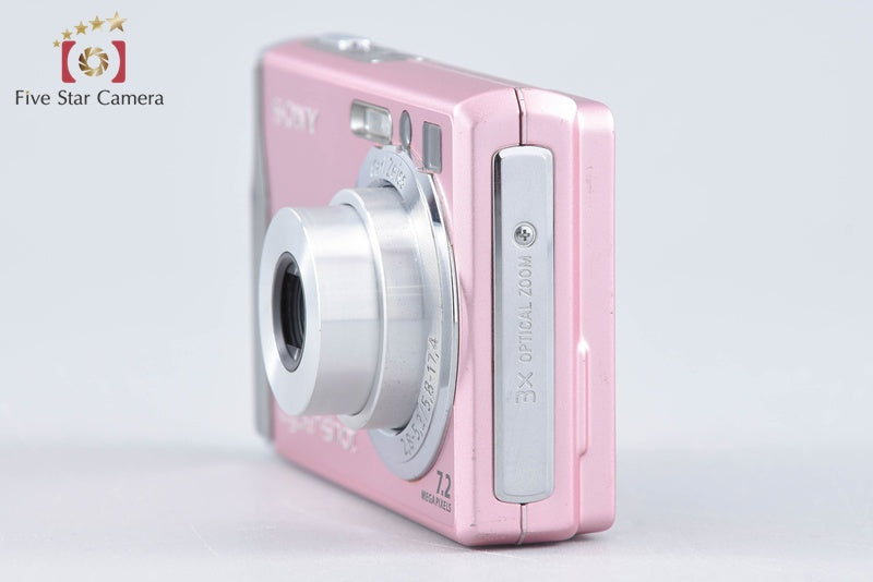 Sony Cyber-Shot DSC-W80 Pink 7.2 MP Digital Camera [Japanese Language Only]
