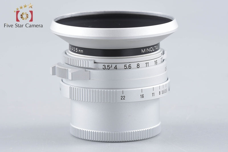 Minolta G-ROKKOR 28mm f/3.5 Silver L39 LTM Leica Thread Mount w/ Box