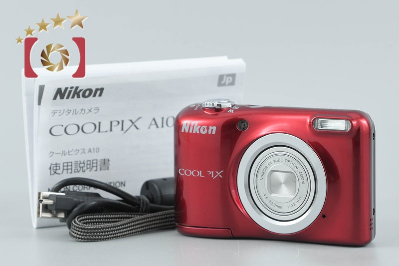 Nikon COOLPIX A10 Red 16.2 MP Digital Camera