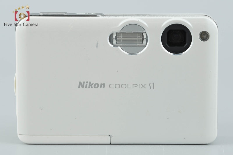 Nikon COOLPIX S1 Cream White 5.1 MP Digital Camera