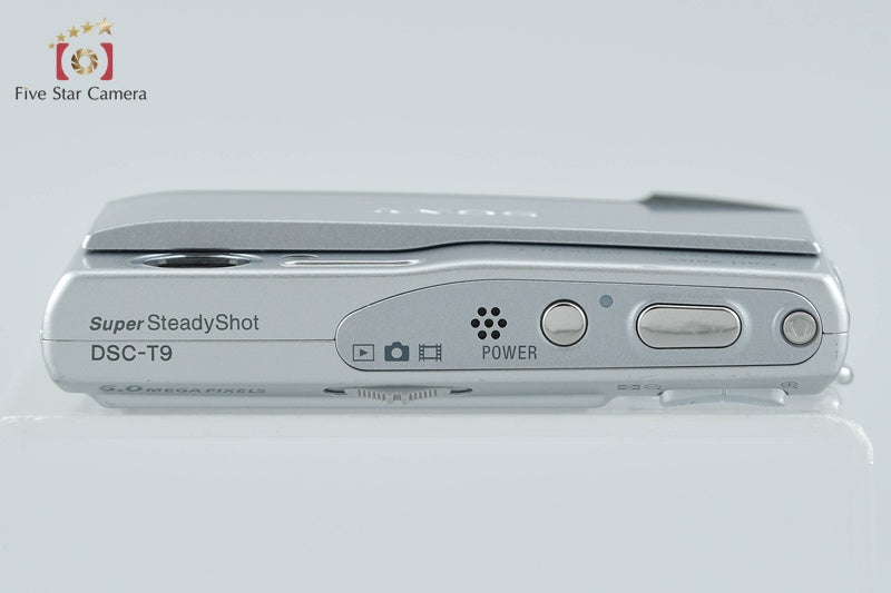 Sony Cyber-Shot DSC-T9 Silver 6.0 MP Digital Camera [Japanese Language Only]