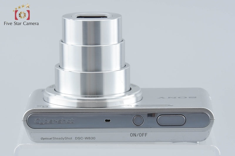 Sony Cyber-Shot DSC-W830 Silver 20.1 MP Digital Camera [Japanese Language Only]