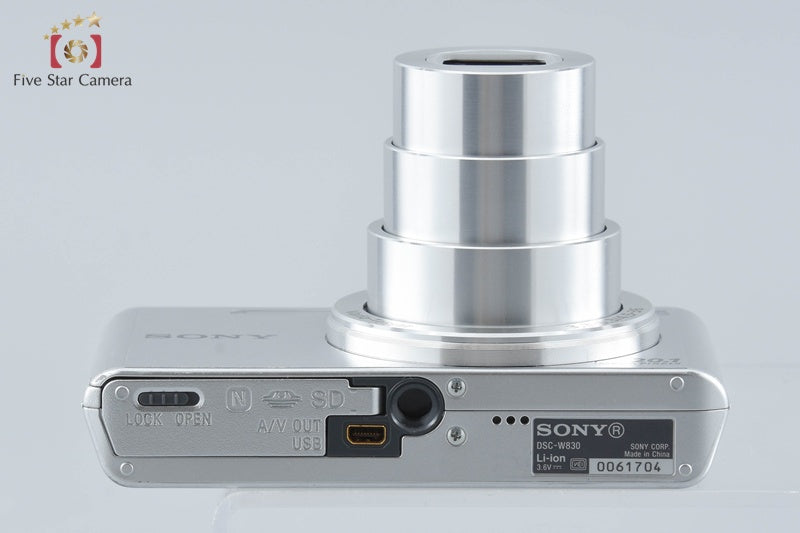 Sony Cyber-Shot DSC-W830 Silver 20.1 MP Digital Camera [Japanese Language Only]