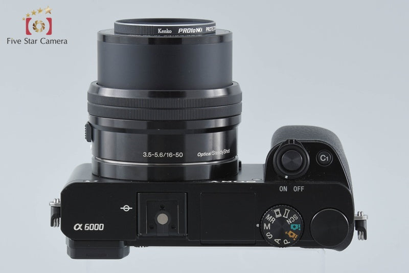 "Count 1,257" Sony α6000 ILCE-6000 Black 24.3 MP 16-50 Lens [Multiple Languages]