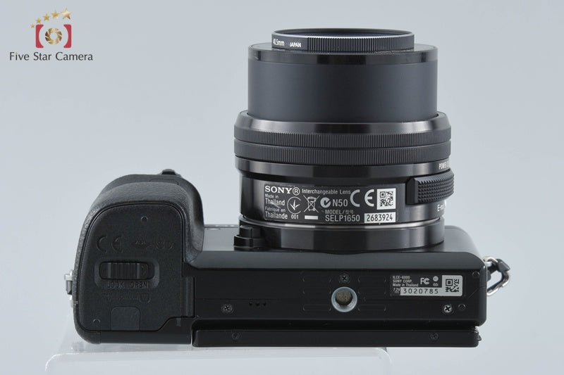 "Count 1,257" Sony α6000 ILCE-6000 Black 24.3 MP 16-50 Lens [Multiple Languages]
