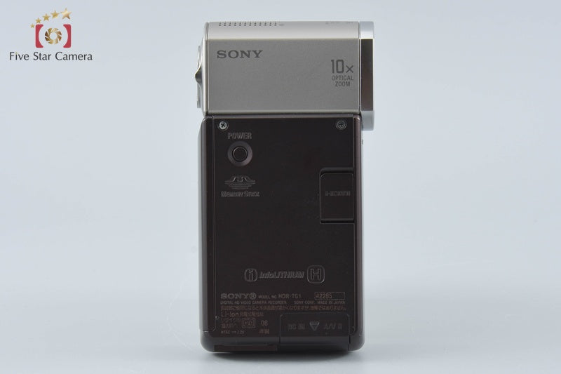 Sony HANDYCAM HDR-TG1 Full Hi-Vision Camcorder w/ Box [Japanese Language Only]