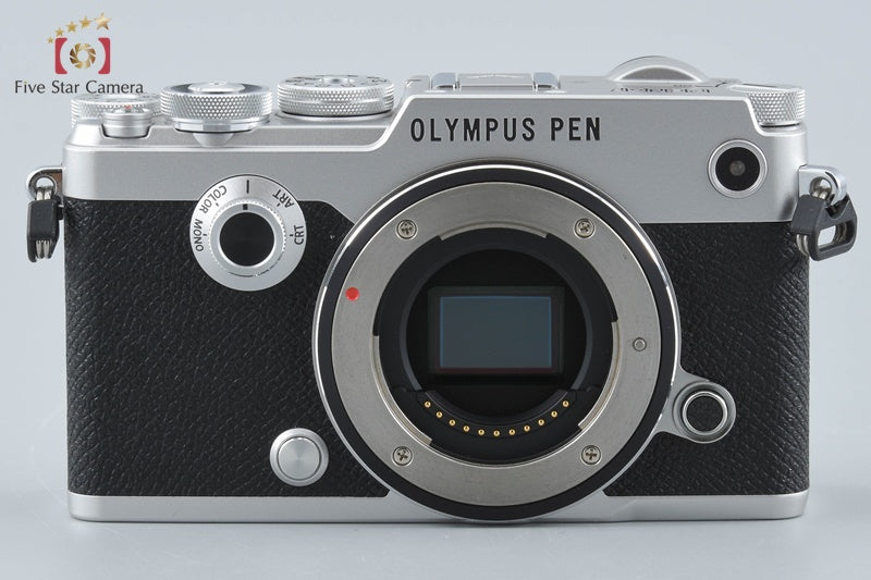 "Count 178" Olympus PEN-F Silver 20.3 MP Digital Mirrorless Camera Body w/ Box