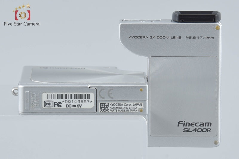 Kyocera Finecam SL400R Silver 4.0 MP Digital Camera