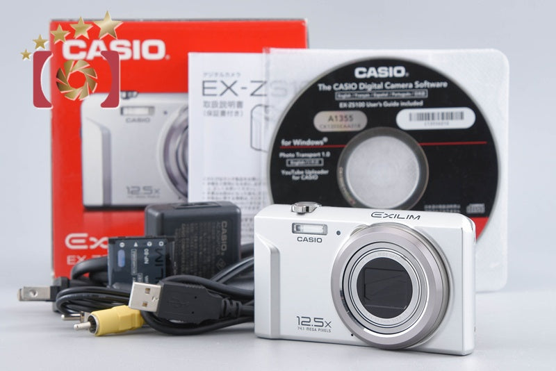 Casio EXILIM EX-ZS100 Silver 14.1 MP Digital Camera w/ Box