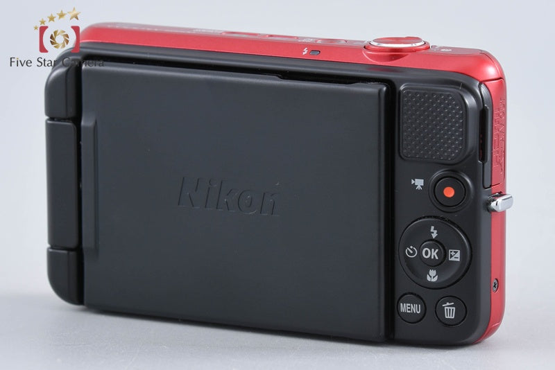 Nikon COOLPIX S6600 Raspberry Red 16.0 MP Digital Camera