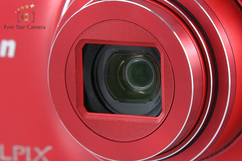 Nikon COOLPIX S6600 Raspberry Red 16.0 MP Digital Camera