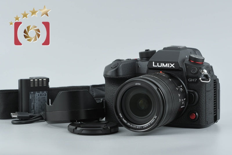 "Shutter count 3,451" Panasonic LUMIX DC-GH7 25.2 MP Digital Camera 12-60 Lens