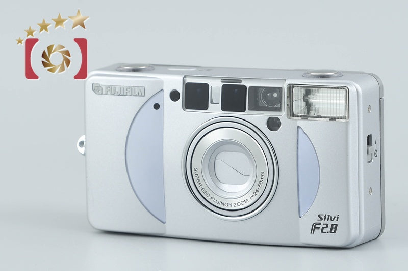 FUJIFILM Silvi F2.8 Silver 35mm Point & Shoot Film Camera
