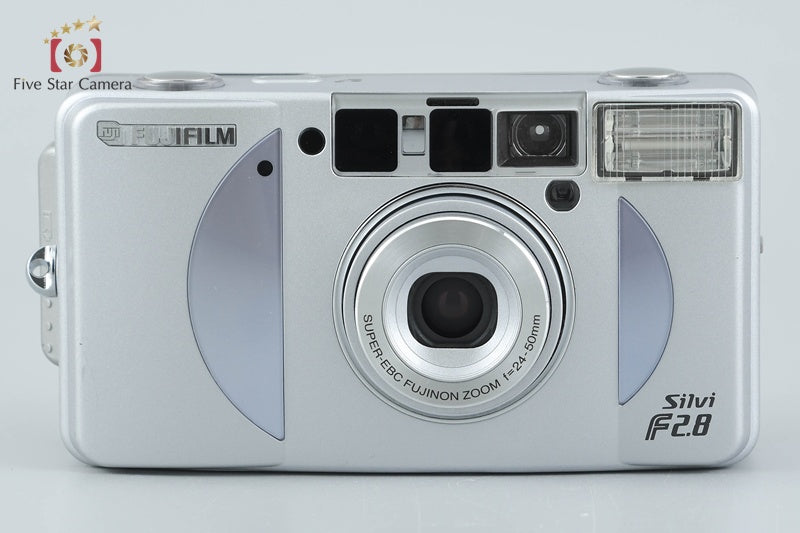 FUJIFILM Silvi F2.8 Silver 35mm Point & Shoot Film Camera