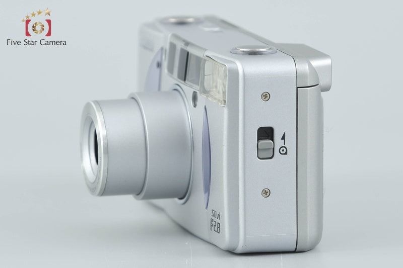 FUJIFILM Silvi F2.8 Silver 35mm Point & Shoot Film Camera