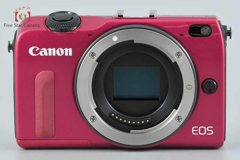 Canon EOS M2 Red 18.0 MP Digital Mirrorless Camera Body