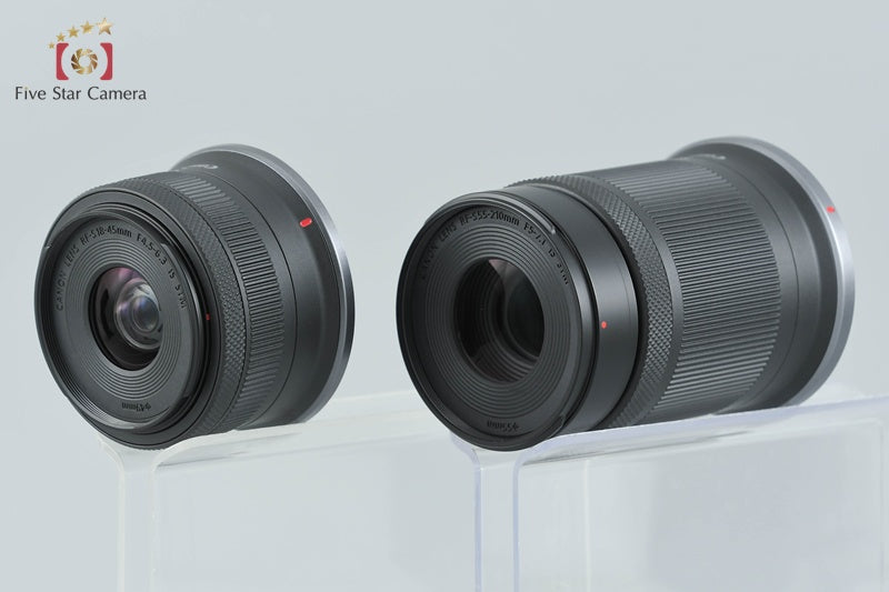 Canon EOS R50 Black 24.2 MP RF-S 18-45 55-210 Lenses w/ Box