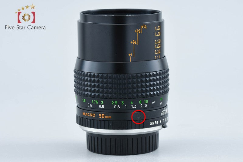 Minolta MC MACRO ROKKOR 50mm f/3.5