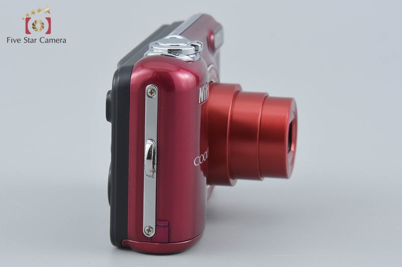 Nikon COOLPIX L32 Red 20.1 MP Digital Camera w/ Box