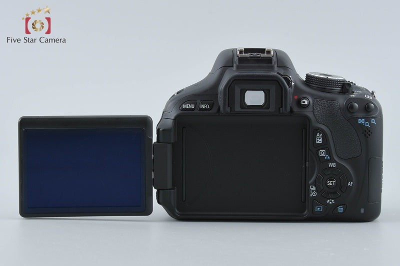 "Count 1,772" Canon EOS Kiss X5 / Rebel T3i / 600D 18.0 MP EF-S 18-55 IS II Lens