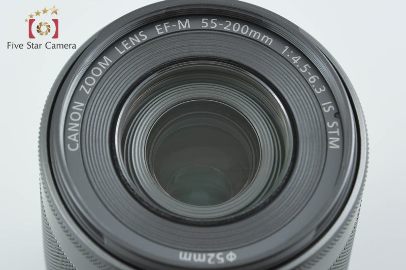 Canon EF-M 55-200mm f/4.5-6.3 IS STM Black