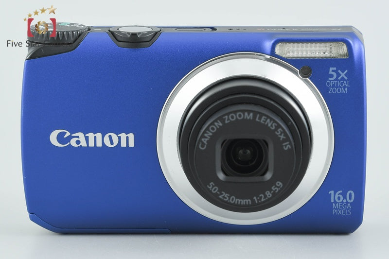 Canon PowerShot A3300 IS Blue 16.0 MP Digital Camera