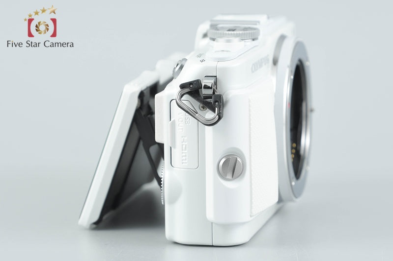 "Count 3,208" Olympus PEN Lite E-PL6 White 16.1MP Digital Mirrorless Camera Body