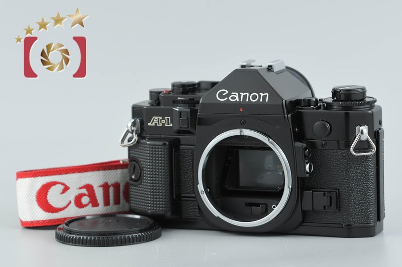 Canon A-1 Black 35mm SLR Film Camera Body