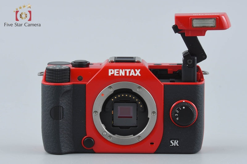 "Shutter count 256" PENTAX Q10 Red 12.4 MP Digital Camera 15-45 Lens