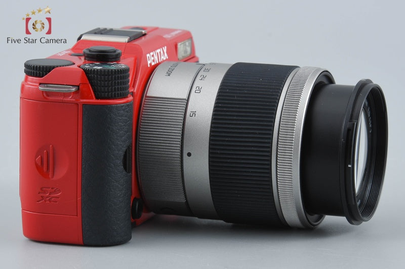 "Shutter count 256" PENTAX Q10 Red 12.4 MP Digital Camera 15-45 Lens
