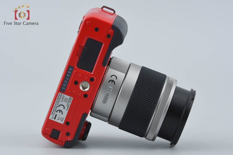 "Shutter count 256" PENTAX Q10 Red 12.4 MP Digital Camera 15-45 Lens