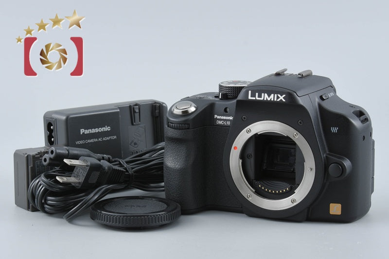 Panasonic LUMIX DMC-L10 Black 10.1 MP Digital Camera