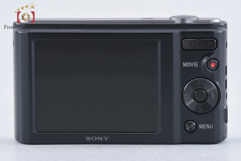 Sony Cyber-Shot DSC-W810 Black 20.1 MP Digital Camera [Japanese Language Only]