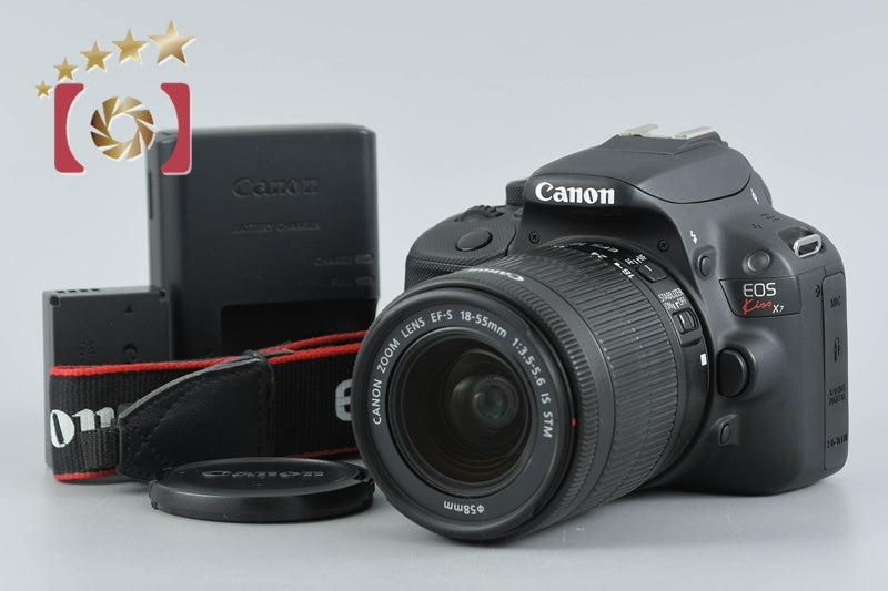 Canon EOS Kiss X7 / Rebel SL1 / 100D 18.0 MP DSLR EF-S 18-55 IS STM Lens