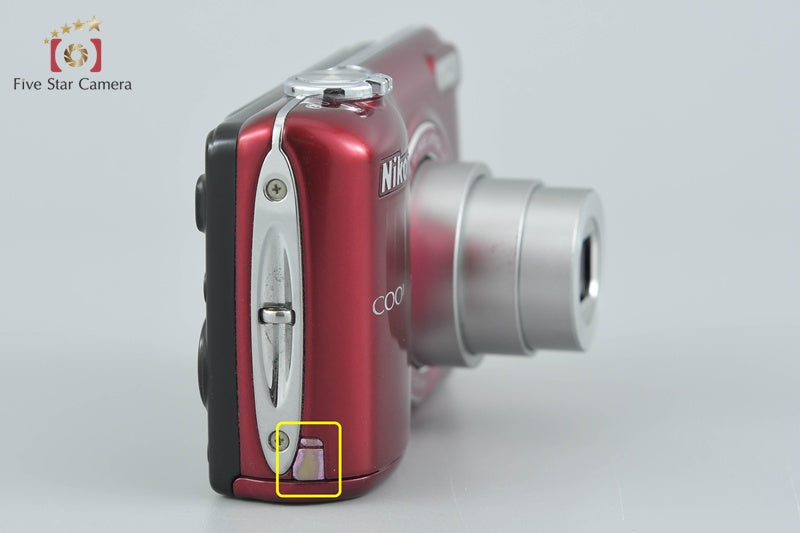 Nikon COOLPIX L26 Red 16.1 MP Digital Camera