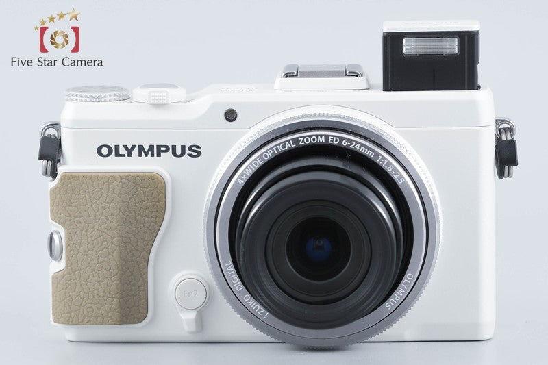 Olympus STYLUS XZ-2 White 12.0 MP Digital Camera w/ Box